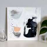 "Muse" - Original Mixed Media in multicolor by Lindsay Megahed