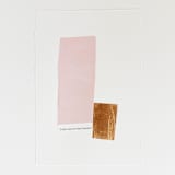"Series 5 No.3 I Didn't Ask More Than I Needed" - Original Mixed Media in pink by Francesca Iannaccone