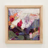 "Petal Drift" - Original Mixed Media in multicolorassorted-colors by CONNIE COLLUM