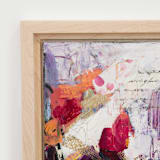 "Petal Drift" - Original Mixed Media in multicolorassorted-colors by CONNIE COLLUM