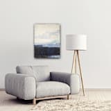 "All That Is Blue ll" - Original Mixed Media in blue by AlisonJerry