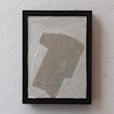 "Adore III" - Original Mixed Media in beige by Jennifer Daily