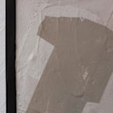 "Adore III" - Original Mixed Media in beige by Jennifer Daily