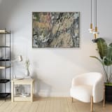 "Lean Into Gray" - Original Mixed Media in gray by Jessalin Beutler