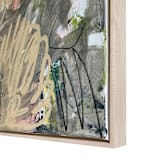 "Lean Into Gray" - Original Mixed Media in gray by Jessalin Beutler