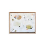 "Making Notes | 11" x 14" framed original mixed-media painting on canvas" - Original Mixed Media in multicolor by Kayla King