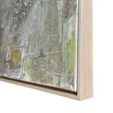 "Quiet In The Chaos" - Original Mixed Media in beige by Jessalin Beutler