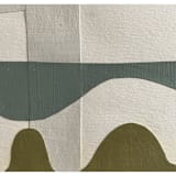 "Bliss" - Original Mixed Media in green by Bethania Lima