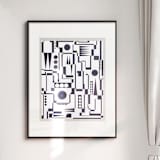 "Thru These Architect's Eyes" - Original Mixed Media in multicolorassorted-colors by Bryn Wears-Fitipaldi