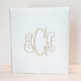 "Wedding Memory Book — Ivory Silk" - Wedding Albums and Scrapbooks in white by Annie May