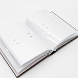 "Our Anniversary Photo Album in brown linen" - Wedding Albums and Scrapbooks in brown by The Ceremony Club