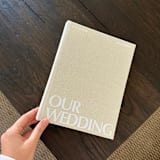 "Wedding Photo Album in classic linen" - Wedding Albums and Scrapbooks in beige by The Ceremony Club