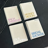 "Linen Bridal Shower Photo Album" - Wedding Albums and Scrapbooks in beige by The Ceremony Club