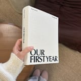 "Our First Year Photo Album" - Wedding Albums and Scrapbooks in beige by The Ceremony Club
