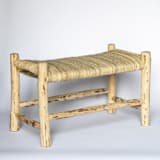 "Straw bench" - Bar Carts in natural by Jana Mistrik