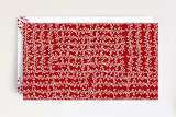 "Greetings" - Stationery in poppy red  by Neeta Sawhney - Back