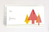 "Painted Pines 2" - Stationery in Watermelon by sue prue - Front