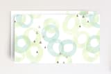 "Peaceful Rings Mini Card" - Stationery in Chartreuse by Milk and Marrow - Back