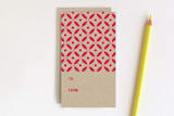 "Deer Tree" - Stationery in Cherry by Sharon O. - Back
