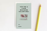 "Love Machine Valentine" - Stationery in Industrial by Stacey Hill - Back