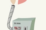 "Love Machine Valentine" - Stationery in Industrial by Stacey Hill - Close-Up