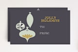 "Retro Jolly-Holiday" - Stationery in retro blue by Stacy Cooke - Front