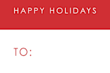 "Joy Mistletoe Mini Cards" - Stationery in Red Apple by Belia Simm - Close-Up
