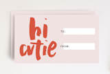 "Cutie" - Stationery in Tomato by Annie Montgomery - Front