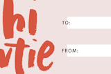 "Cutie" - Stationery in Tomato by Annie Montgomery - Close-Up