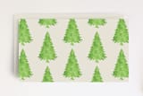 "Mini Tree" - Stationery in Balsam Green by Lisa Travis - Back