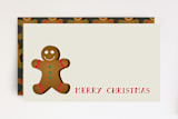 "Gingerbread Cookies" - Stationery in Gingerbread by Lisa Travis - Front