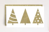 "Sparkle Tree row" - Stationery in Golden by Johanna Phillips Huuva - Front