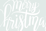 "Wispy Merry Christmas" - Stationery in Dusty Sky by Jen Boehler - Close-Up