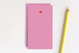 "Hedgehog lover" - Stationery in Pink by Chi Hey Lee - Back