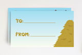 "Hay for Valentine" - Stationery in Sky blue by Johanna Phillips Huuva - Back