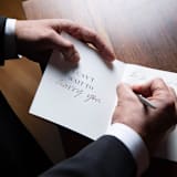 "Spouse Greeting Card- Wife" - Bridesmaid Gifts in white by Plan Chicly