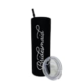 "Bridesmaid Tumbler | Black | 20 Ounce Stainless Steel" - Bridesmaid Gifts in black by Leslie Berry