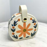 "Petal Passports Buttercream Jewelry Travel Case 3" - Bridesmaid Gifts in beige by Cindy Reynolds