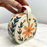 "Petal Passports Buttercream Jewelry Travel Case 3" - Bridesmaid Gifts in beige by Cindy Reynolds