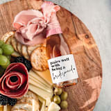 "Bridesmaid Gift Wine Label | Pairs well with being a Bridesmaid" - Bridesmaid Gifts in white by The Pretty Little Mess