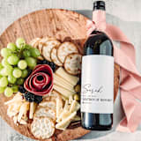 "Personalized Bridesmaid Gift Wine Label" - Bridesmaid Gifts in white by The Pretty Little Mess