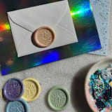 "Tooth Fairy Holographic Card Set of 6" - Bridesmaid Gifts in multicolorassorted-colors by Eva Tadros