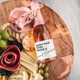 "Maid of Honor Gift Wine Label | Pairs well with being a Maid of Honor" - Bridesmaid Gifts in white by The Pretty Little Mess
