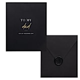 "Parent Greeting Card- Dad" - Bridesmaid Gifts in white by Plan Chicly