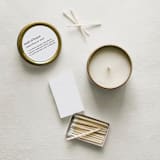 "Maid of Honor Definition Soy Candle | Gold Travel Tin" - Bridesmaid Gifts in gold by Aria Bella Candles