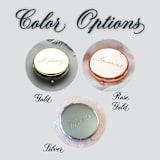 "Compact Mirror Engraved Crest" - Bridesmaid Gifts in multicolorassorted-colors by Charlotte Noordzij