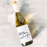 "Bridesmaid Gift Wine Label | Ain't No Party Like a Bridal Party" - Bridesmaid Gifts in black by The Pretty Little Mess