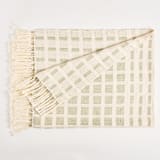 "Baru Small Throw  Sage Green" - Blankets and Throws in green by Tatiana Ordoñez