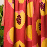 "Peach Throw Blanket" - Blankets and Throws in multicolor by Superstitchous
