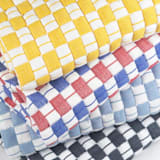 "Suzani Yellow and White Quilted Cotton Throw Blanket" - Blankets and Throws in yellow by Archive New York